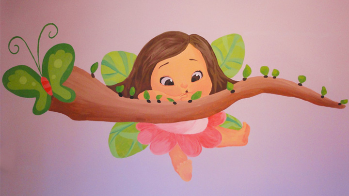 Παιδική τοιχογραφία - Νεράιδα τους δάσους-image-2