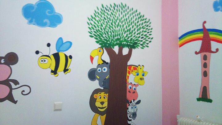 Παιδική τοιχογραφία - Ζωάκια του δάσους-image-5