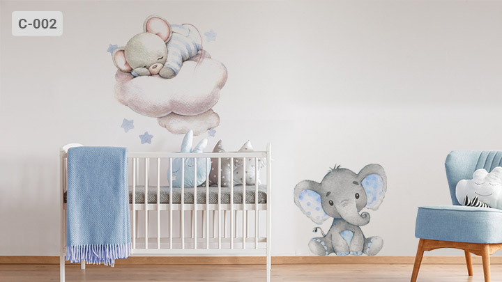 C002 - Πρόταση τοιχογραφίας - Παιδικό δωμάτιο (αγόρι)