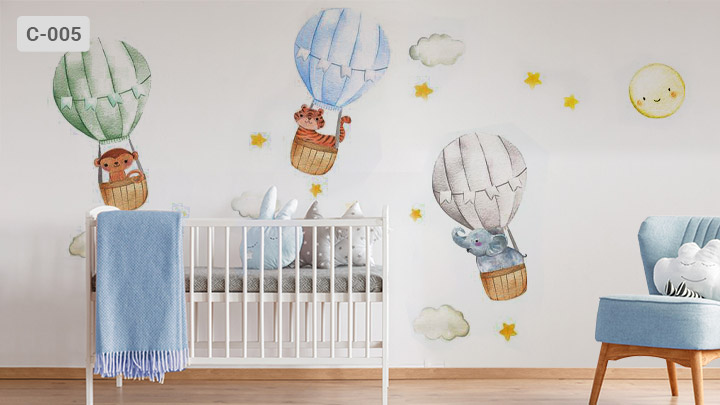 C005 - Πρόταση τοιχογραφίας - Παιδικό δωμάτιο (αγόρι)