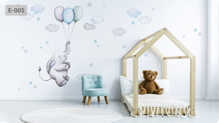 E005 - Διακόσμηση τοίχου παιδικού δωματίου (αγόρι)