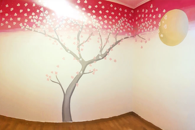 Εφηβικό υπνοδωμάτιο "Cherry blossom tree"